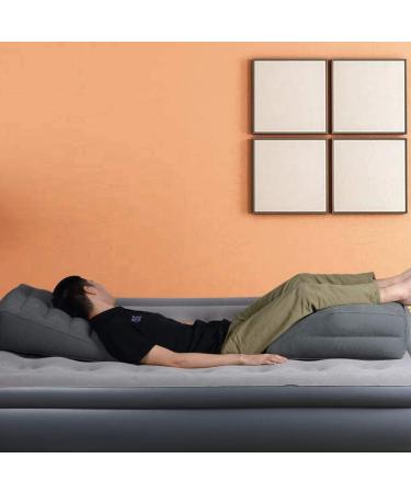 WEY&FLY Inflatable Leg Elevation Pillow - Reduce Swelling & Pain, Improve Circulation - Ideal for Sleeping & Relaxing - Buy Online on GoSupps.com