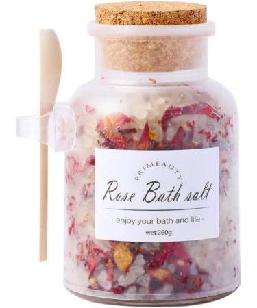 Primeauty Ancient Minerals Organic Rose Petal Bath Salts - Relaxing Soak for Pain Relief and Muscle Relaxation - Buy Online on GoSupps.com
