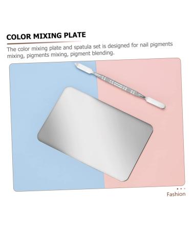5 Sets Makeup Palette & Mixing Tray | Foundation & Nail Color Mixing Tools - Cosmetic Spatula & Blending Equipment - Buy Online on GoSupps.com