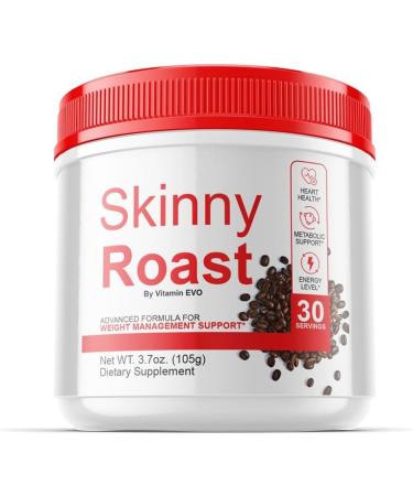 (3 PACK) Skinny Roast - Skinny Roast Powder Official SkinnyRoast Powder Premium Formula SkinnyRoast Organic Powder Skinny Roast Support Healthy Lifestyle - Natural Formula Reviews - 3 Month Supply - Buy Online on GoSupps.com