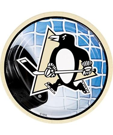 Pittsburgh Penguins Plates - 7" - Pack of 8