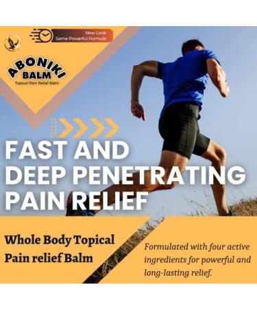 Aboniki Balm - Powerful Topical Analgesic (2 Plastic Jars) - Buy Online on GoSupps.com