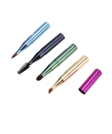 Angoily 1pc 4 1 Professional Makeup Brushes Makeup Brushes Professional Portable Makeup Brush Set Ladies Makeup Brush Eyebrow Brush A Generation of Makeup Brushes Smudge Brush