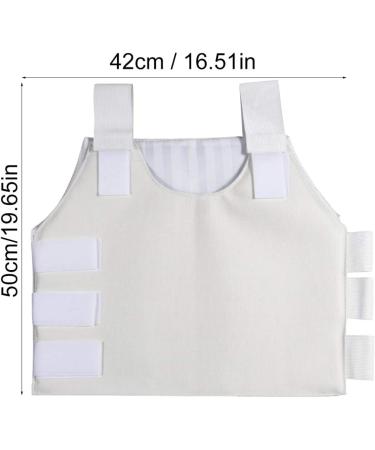 Milist Elastic Rib Belt for Men & Women | Medical Rib Bandage & Compression Vest for Broken & Slipped Ribs - International Shipping Available - Buy Online on GoSupps.com