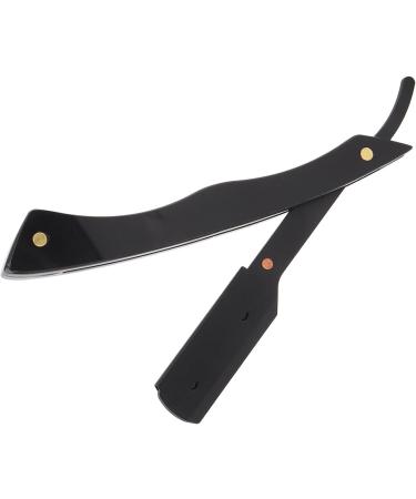Luckdano Professional Manual Bartschneider Blade Holder - Stainless Steel Barber Blades with Straight Edge for Precision Grooming - Buy Online on GoSupps.com