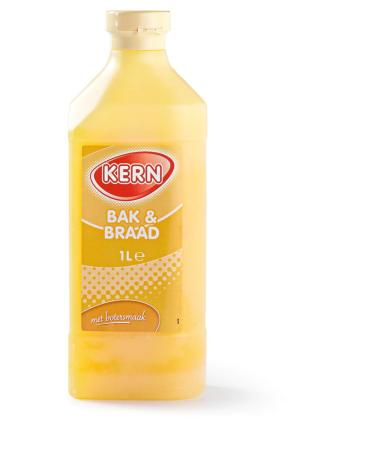 Kern Liquid Margarine 1L - Butter Flavour Frying & Roasting Oil for Cooking | International Shipping - Buy Online on GoSupps.com