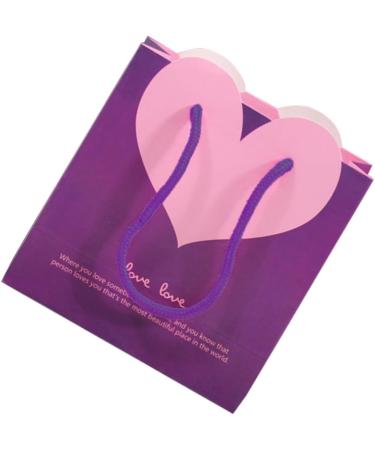 Healifty 3pcs Paper Bags Wedding Paper Bag Papar Bags Purple Love Shopping Gift Bag 1 count (Pack of 1) Purplex3pcs - Buy Online on GoSupps.com