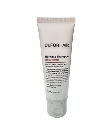 DR.FORHAIR Heritage Shampoo Earl Grey Bliss 70ml Net 2.37 fl. oz. White