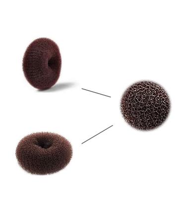 Sunnysam Extra Small Hair Knot Shaper for Kids - 6 Pack Mini Hair Donut Socks for Girls Perfect for Short & Thin Hair (6.1 cm Dark Brown) - Buy Online on GoSupps.com