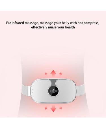 Atyhao Menstrual Heating Pillows - Wireless Cramp Relief with 3 Temperature Modes & Vibration Massage | White - Buy Online on GoSupps.com