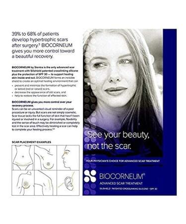 BioCorneum Advanced Scar Treatment Gel SPF 30 - 50g - Silishield Silicone - Certified Distributor - Buy Online on GoSupps.com