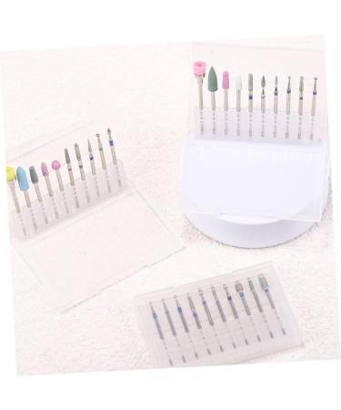 FRCOLOR 3 Sets nail polisher Electric Nail Trimmer Manicure Polishing Accessory professional manicure kit gel nail kits Polishing Head for Manicure electronic cone bit Alloy tungsten steel - Buy Online on GoSupps.com