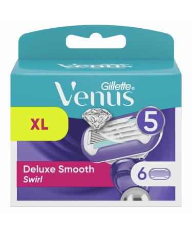 Buy Gillette Venus Deluxe Smooth Swirl Razors - 6 Pieces | International Shipping Available - Buy Online on GoSupps.com