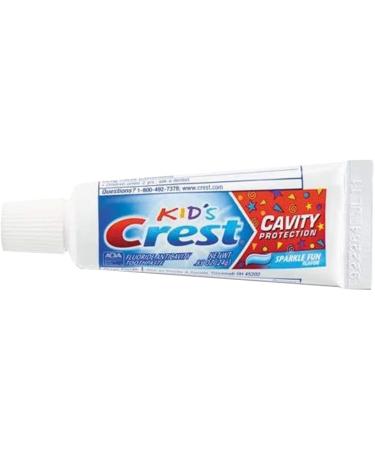 Crest Kids Cavity Protection Toothpaste Sparkle Fun Travel Size 0.85 oz (24g) - Pack of 10 | Pediatric Dental Care - Buy Online on GoSupps.com