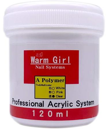 Acrylic Nail Powder 120g Extension French Nail Powder by Clear for Nail Art Manicure (Clear No Need UV/LED Lamp) - Buy Online on GoSupps.com