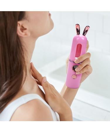 Joselin New Mini USB Rechargeable Nano Hydrator Sprayer Women Beauty Instruments Home Use Humidifier Face Steamer Easy to Use Pink - Buy Online on GoSupps.com
