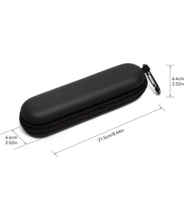 Chenkee Portable Hard Shell Travel Case for Oral-B Toothbrush - 2 Pieces EVA Travel Etui (Black) - Buy Online on GoSupps.com