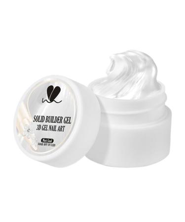 Nail Sculpting Gel - Solid Modeling Gel for Nails 5ml Non-Sticky Manicure for Extensions Modeling Sculpting at Home Beginners Girls Women