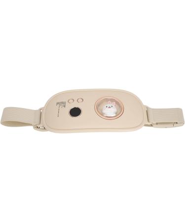 KKPZZ Menstrual Heating Pillow - Vibration Massage Fast Warming Adjustable Modes | Portable Beige Waist Heating for Period Cramps - Buy Online on GoSupps.com