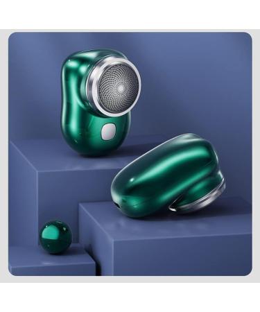 Alkyne Mini-Shave Portable Electric Shaver Mini-Shave Portable Electric Shaver Pocket Wet & Dry Men's Shaver USB Rechargeable Shaver Suitable for Home Travel Father's Day Gifts (Green) - Buy Online on GoSupps.com