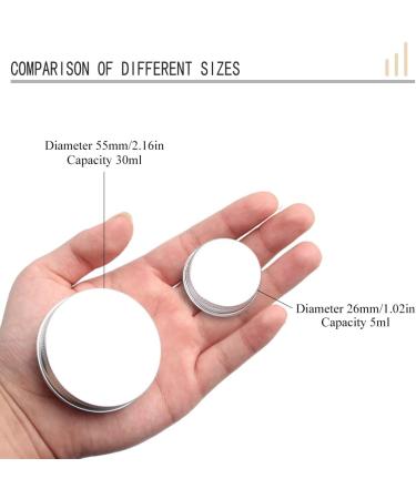 Buy Lanying 10-Piece Aluminum Doses 30ml - Versatile Metal Containers for Lip Balm Cosmetics Snacks & More | Ideal for Lotions Masks Creams & Jewelry - Buy Online on GoSupps.com