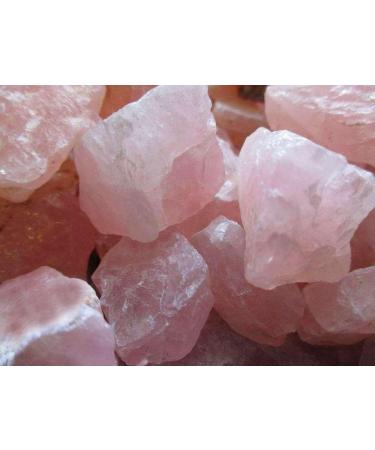 Rose Quartz Rough Stones Bulk 1.5-2inch - 4PCS 0.5lb - Healing Gemstones for Reiki & Decoration - Buy Online on GoSupps.com