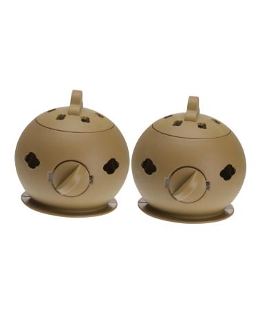 Healeved container 2 pieces Cardboard burner Moxibusion box holder for moxibusization sticks cleaning package Moxibustion Bambus Moxibustion burns T-tool Moxibustion sticks filter moxa