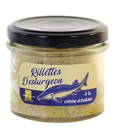Salty Spread Sturgeon Rillettes with Shallot Cream, 90g
