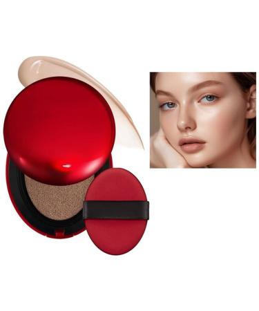 SONGVISON Super Fit Cushion Foundation Light Texture Semi-Matte Finish Buildable Coverage for 72 Hours. Waterproof Transparent Makeup