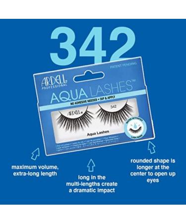 Aqua Lashes Pesta as 342 - Premium Quality False Eyelashes | 1 Piece Pack for Flawless Eye Makeup - Buy Online on GoSupps.com