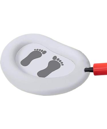 Inflatable Foot Bath for Pool - Portable Inflatable Feet Bath Basin - White Inflatable Pool Basin Tub with Pump Portable Swimming Pool Footbath for Pool and Beach - Buy Online on GoSupps.com
