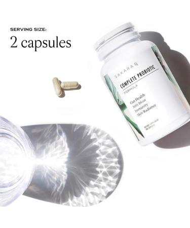 SAKARA Complete Probiotic - Prebiotics and Probiotics for Women Digestive Health Supplements Supports Bloating Immune System & Skin Radiance Gut Health for Women with 3 Billion CFU's - 180 Capsules - Buy Online on GoSupps.com