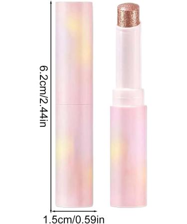Crystal Jelly Glaze Stick Smooth Crystal Jelly Highlight Eyeshadow Stick for radiant looks Multifunctional makeup crayon Shimmer Highlighter for eyes cheeks and glow effects - Buy Online on GoSupps.com