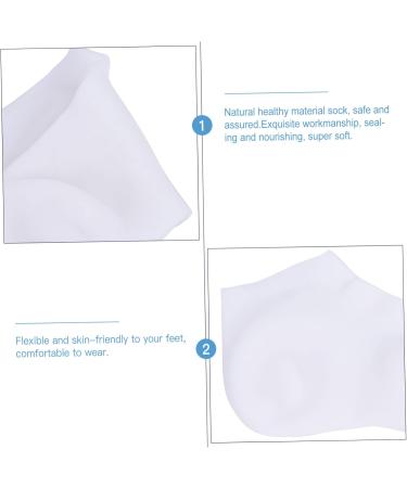 minkissy 1 Pair Protective Socks Dry Feet Socks Hard Skin Repair Socks Moisturizing Feet Sock Calcetines para Mujer Socks for Dry Cracked Feet Women Feet Care Sebs Foot Miss White Aloe - Buy Online on GoSupps.com