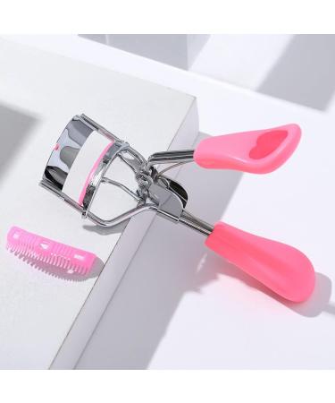 Uranian Eyelash Curlers with Built-in Comb - Premium Lash Curler with 2 Silicone Pads - Perfect Makeup Tool for Women & Girls - International Shipping Available - Buy Online on GoSupps.com