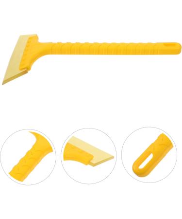 FOMIYES Beef Tendon Scraping scraper Ice Scraper deicer snow Snow for Car car deicer snow plow short handle 34.00X16.00X1.50CM Yellow - Buy Online on GoSupps.com