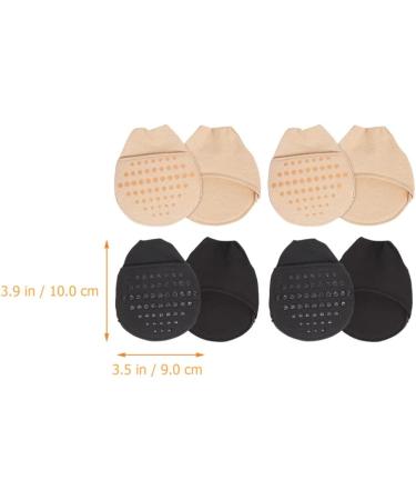 Invisible Forefoot Socks for Women - 4 Pairs High Heel Cushions & Insoles - Dressy Foot Pads for Comfortable High Heels - Buy Online on GoSupps.com