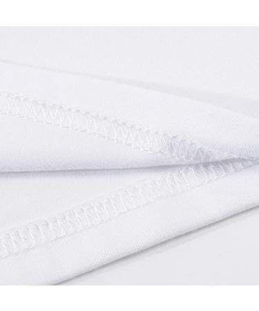 OKBA 5 pcs Sublimation Blank T-Shirts | Adult White Polyester | XL Short Sleeve Round Collar Tee - Buy Online on GoSupps.com