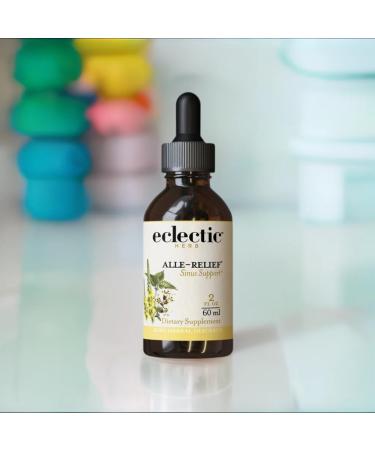 Eclectic Herb - Alle-Relief Kids | Liquid Herbal Supplement | Liquid Drops | Seasonal Sinus Immune & Respiratory Support | Vegan Non-GMO Gluten Free Alcohol-Free (2 fl oz | 60 ml) - Buy Online on GoSupps.com