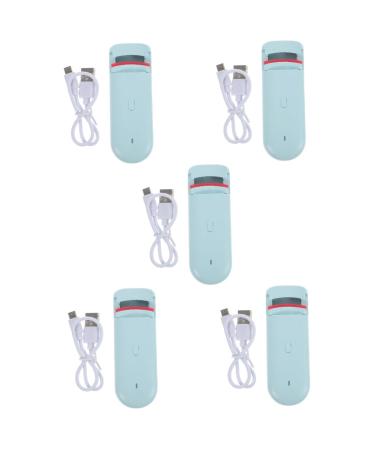 FOMIYES 5pcs Rechargeable Eyelash Curler Charging Mode Heating lash Curler Heater Household Stereotypes Electric lash Curler Lasting Make up Heated Eyelash curlers Mascara