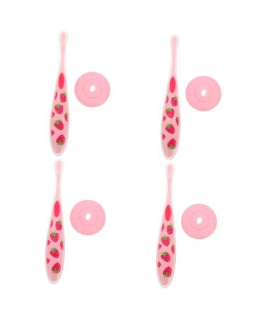 Minkissy 4 pieces toothbrush toothbrush children's toothbrush pub