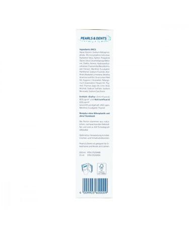 PEARLS & DENTS Exclusive Toothpaste 100 ml - Titanium Dioxide Free for Whiter Teeth & Fresh Breath | International Shipping Available - Buy Online on GoSupps.com