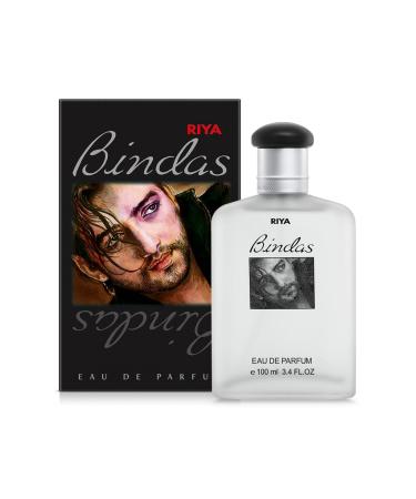 R.. I.. Y.. A.. BINDAS | 100 ml Perfume for Men | Eau De Parfum with Long Lasting Fragrance | Aromatic Woody Spicy Scent | Scent of Swag | Fragrance Spray | Men Perfume