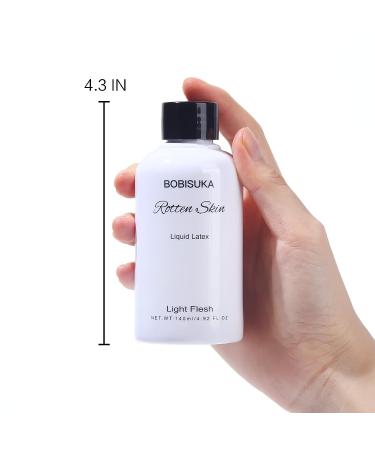 BOBISUKA Clear Liquid Latex Halloween Costume Zombie Makeup SFX - 4.92 FL.OZ - Buy Online on GoSupps.com