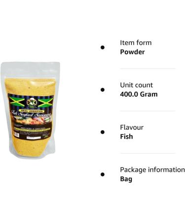 Jamaica Valley Fish Seafood Seasoning 400g - Buy Online on GoSupps.com