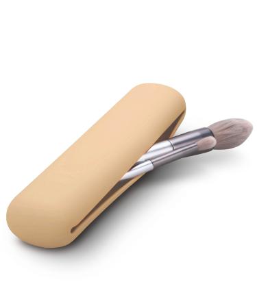 Silicone-Make-up brush holder for trips and portable cosmetics facial brush holders soft slim tools organizer for trips waterproof travel ages for all of yours
