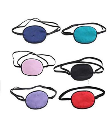 1PC Black Unisex Adult Adjustable Soft Eye Patch Silk Single Eye Mask Amblyopia Corrected Visual Recovery Eye Patches Full Cover for Lazy Eye Astigmatism Training Eye Care - Buy Online on GoSupps.com