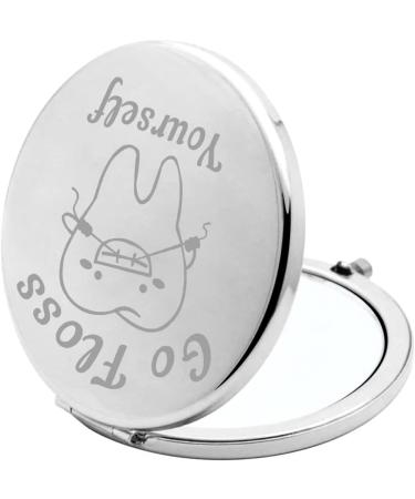 POTIY Dentist Mirror & Dental Floss - Go Floss Yourself Gift for Oral Care | International Shipping - Buy Online on GoSupps.com