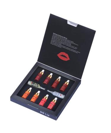 RVUEM BB Lips Serum Kit Lip Gloss BB Cream Pigment Set for Lip Coloring Moisturizing.