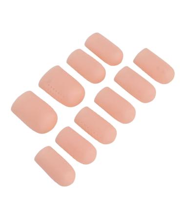 Finger Toe Protector Breathable Soreness Relief Flexible Soft 10pcs Silicone Finger Cover Portable for Office Work